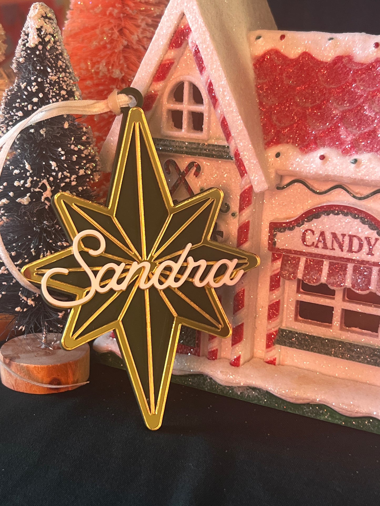 Starburst Name Ornament