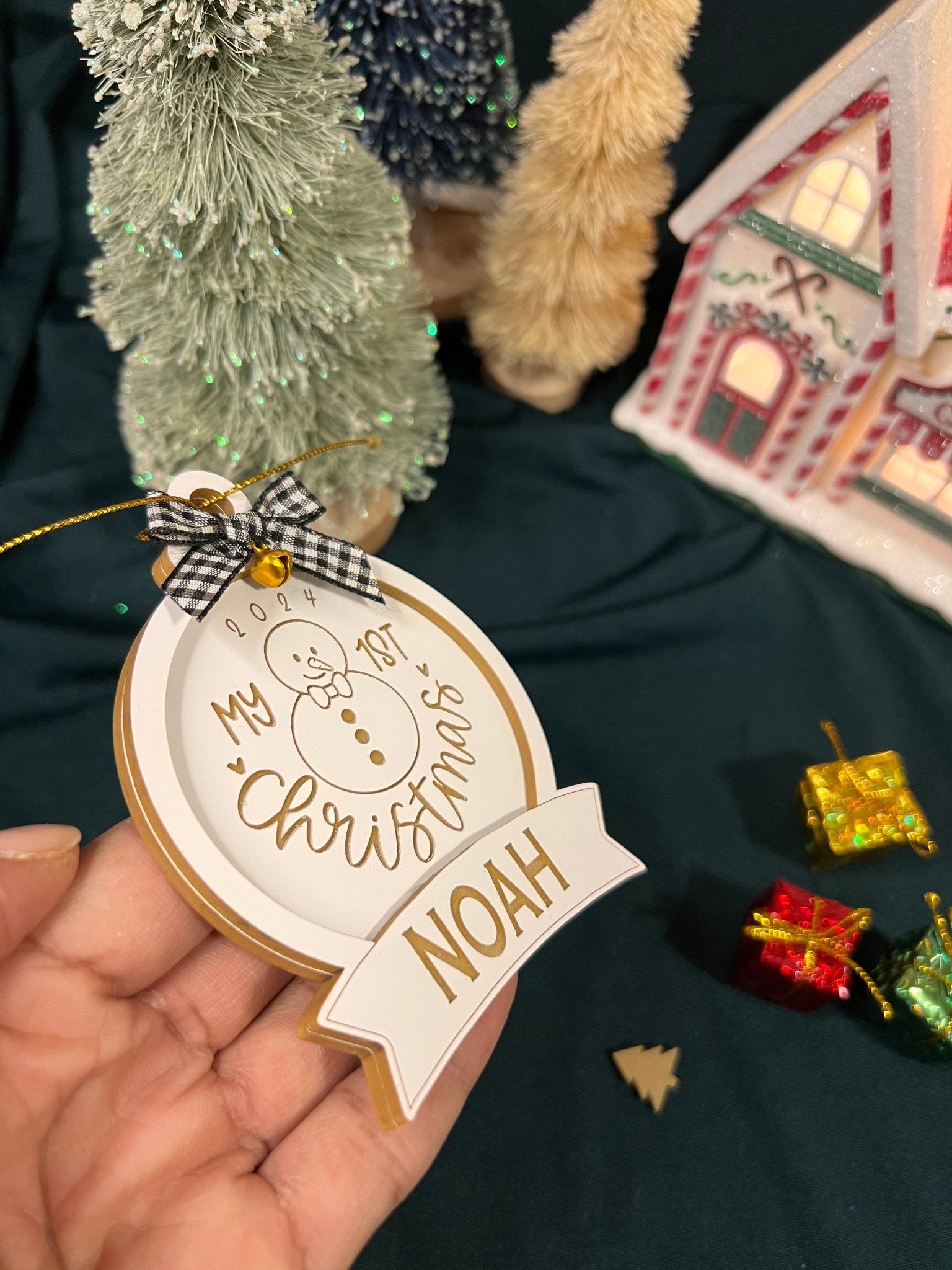 Personalized “My 1st Christmas” Baby Ornament - AAA Soirées