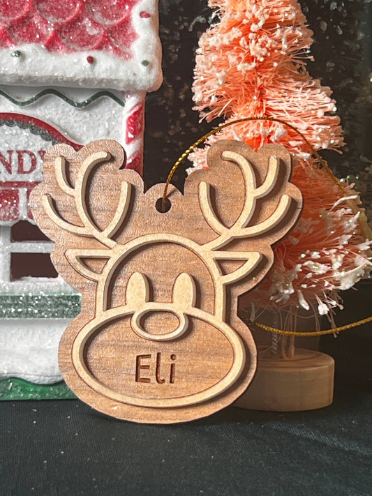 Reindeer Gift Tag - AAA Soirées